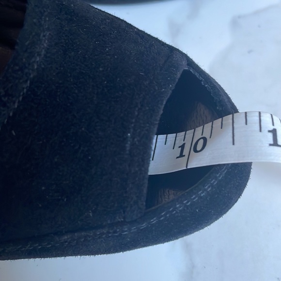 EUC Pedro Garcia Black Suede Open Toe Pumps EU 40 US 9-9.5 - Picture 10 of 12